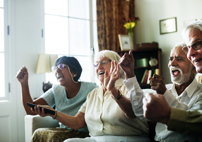 Residents enjoying group activities