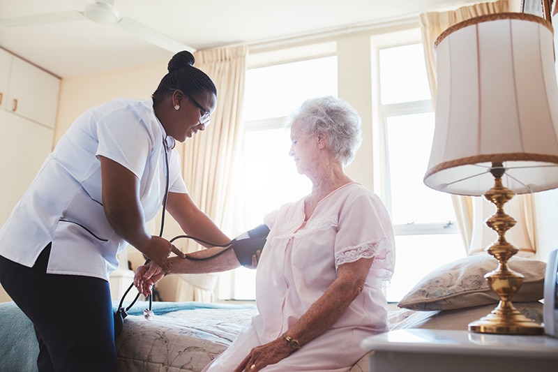 Skilled nursing team at the facility