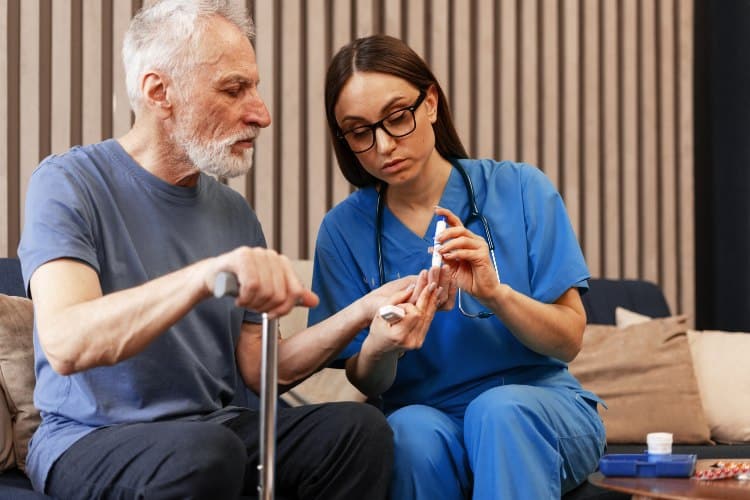 Diabetes management at a skilled nursing facility