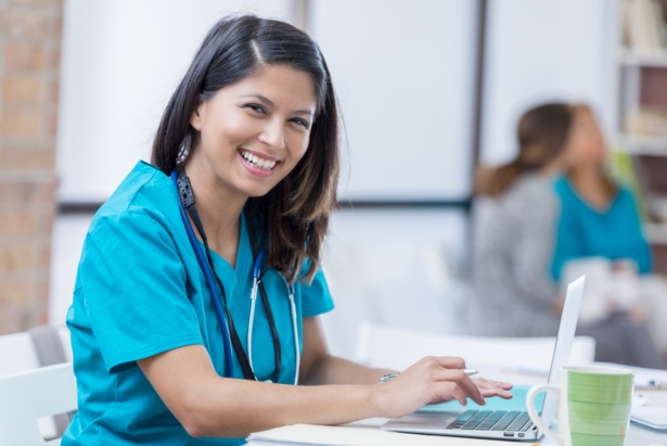Nurse smiling, highlighting a fulfilling career in Shreveport, LA